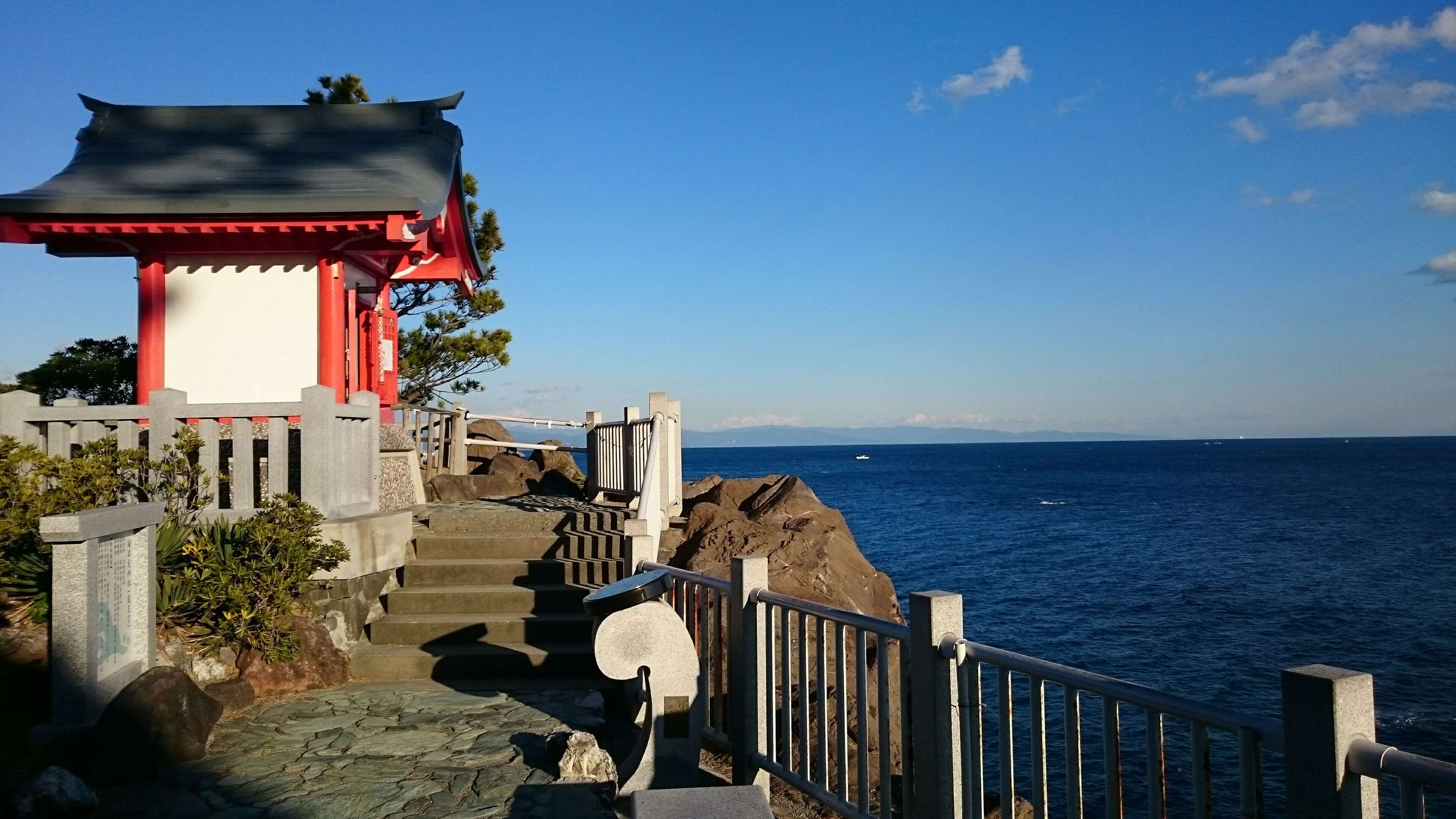 高知 海津見神社 桂浜の岬に立つ神社 絶景と綺麗な御朱印 神社巡り