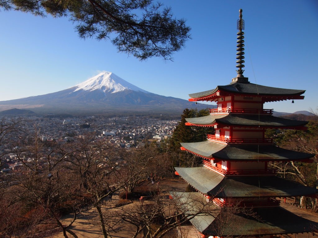 山梨 新倉富士浅間神社 富士山が目の前に広がる絶景ポイントに綺麗な限定御朱印 神社巡り