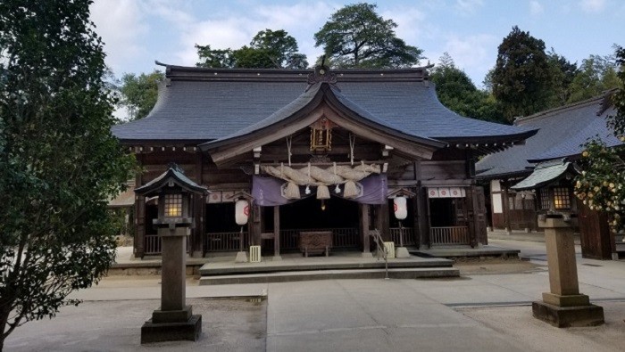 八重垣神社の拝殿