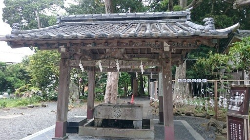 白濱神社の手水舎