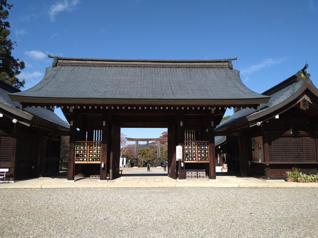 吉野神宮の神門