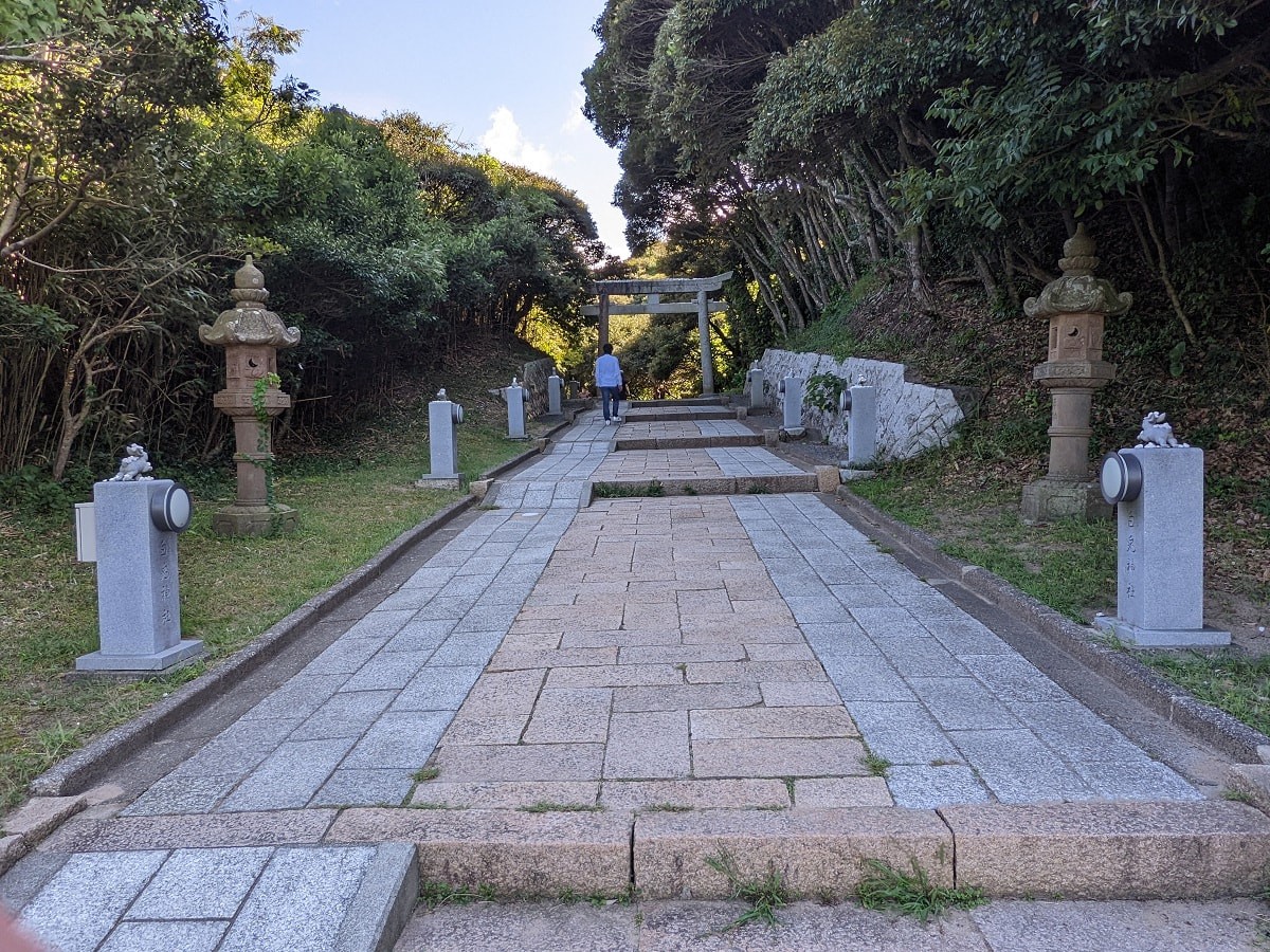 白兎神社の参道