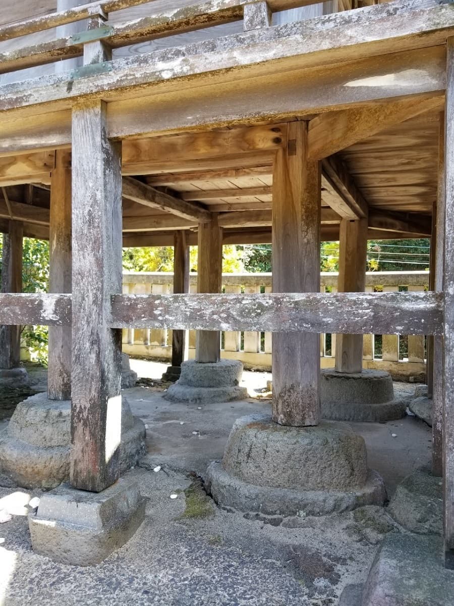 白兎神社の菊座石